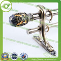 Z-055 butterfly curtain rod double pole curtain rods flower curtain rod